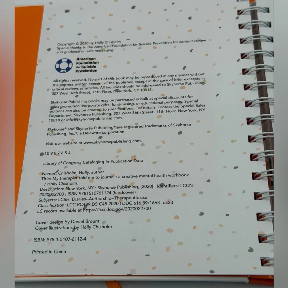My Therapist Told Me To Journal: A Creative Mental Health Workbook- Brand New